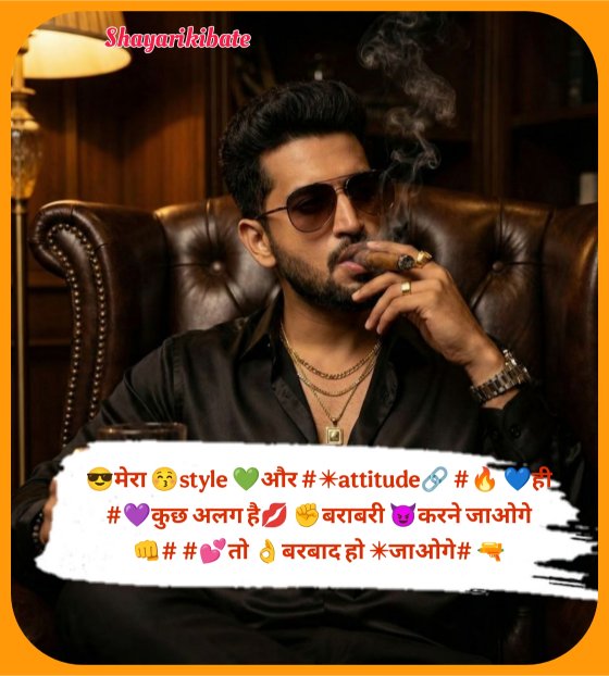 Mera Style Aur Attitude Shayari