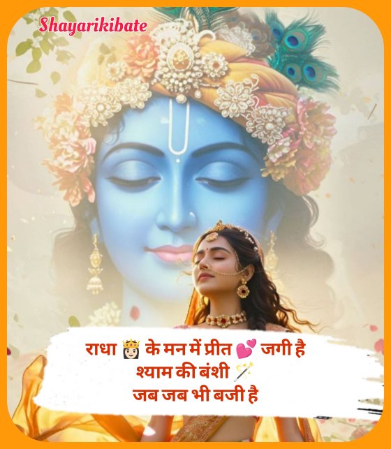Shree Krishna Shayari In Hindi 